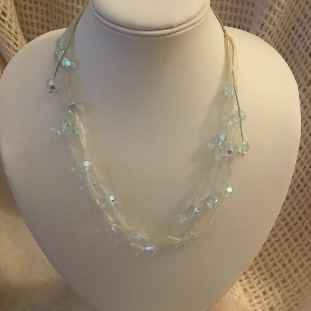 Beautiful Blue Invisible Necklace